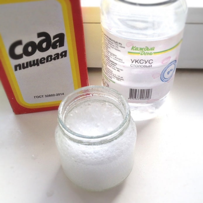 soda en azijn