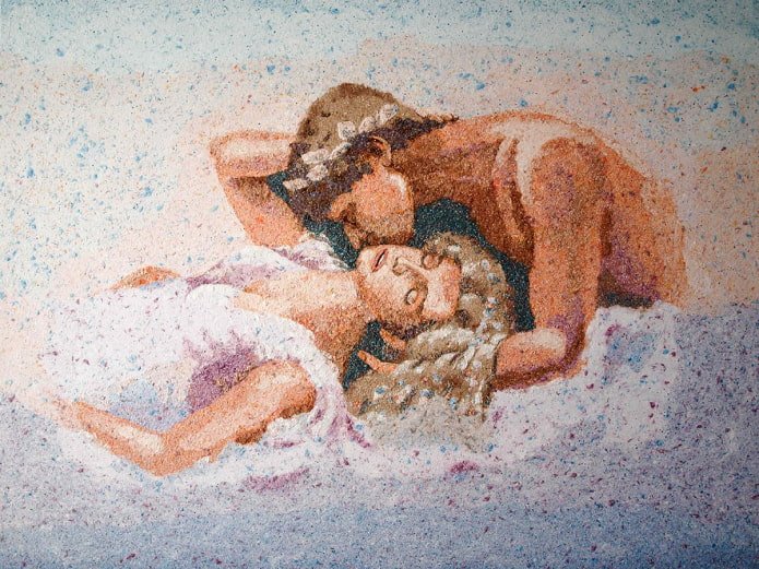 vloeibaar behang afbeelding