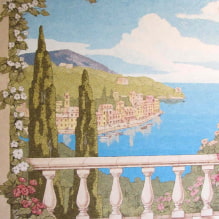 Selectie fototekeningen van vloeibaar behang-0