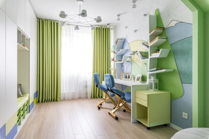 vloeibaar behang met een patroon