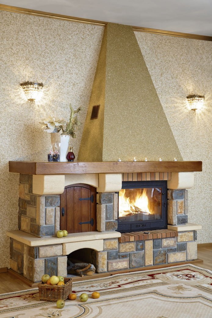 vloeibaar behang met glitter