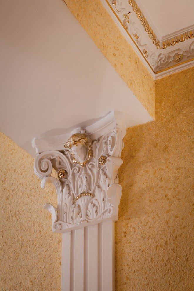 column en vloeibaar behang