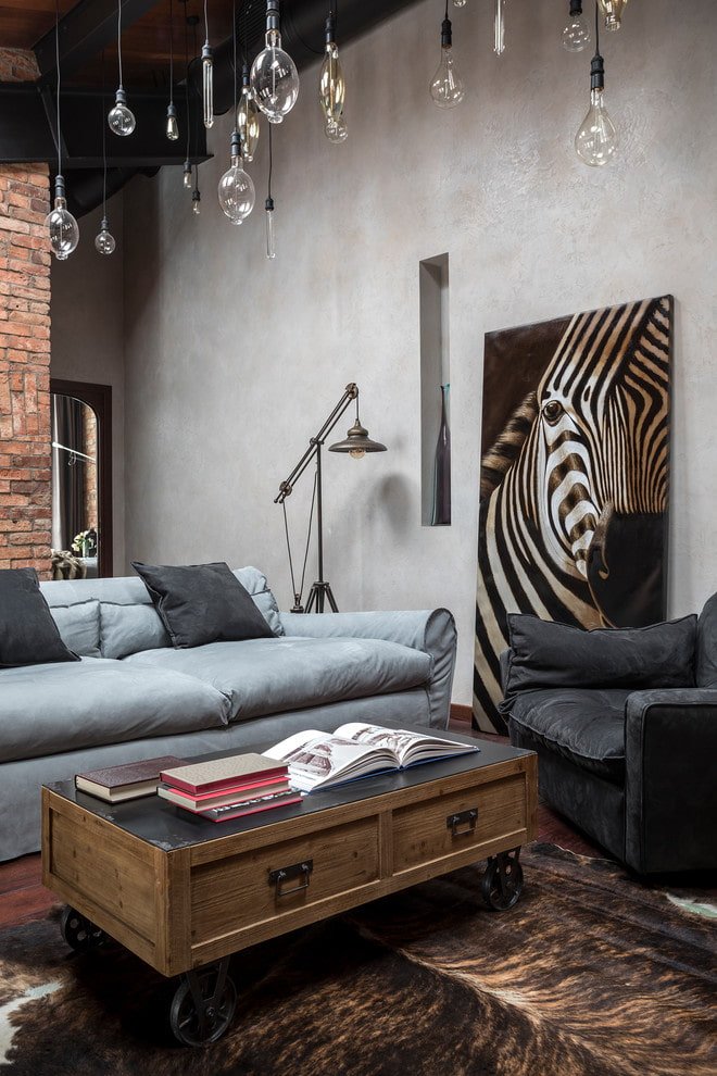 salontafel in loftstijl