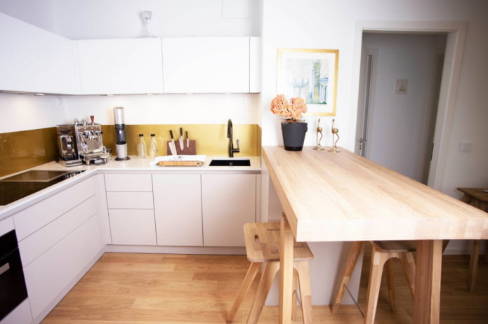 moderne gouden schort