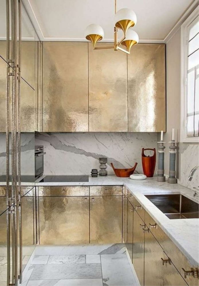 gouden keukengevels