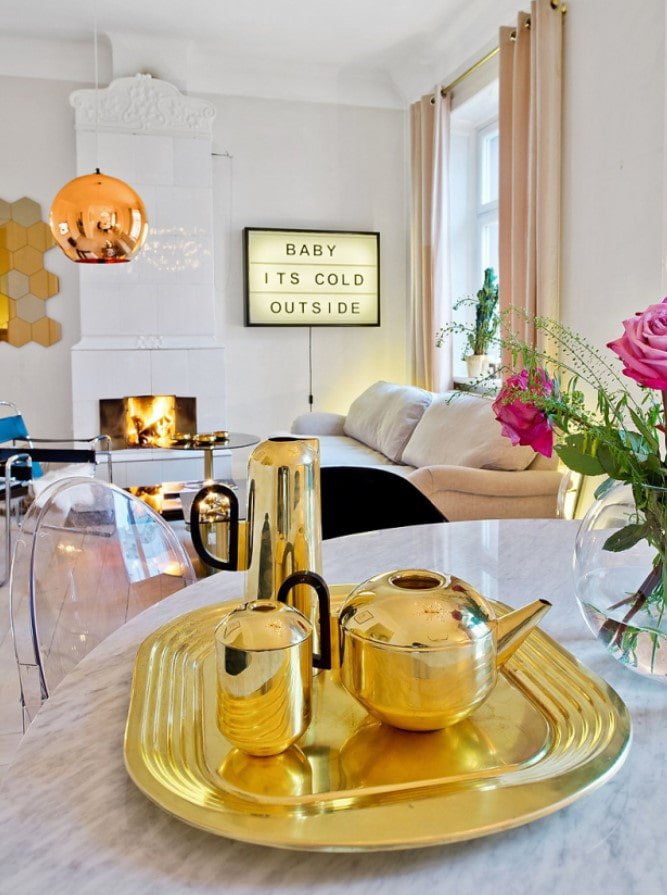 gouden servies