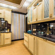 Hoe gebruik je de kleur goud in het interieur van de keuken?-5