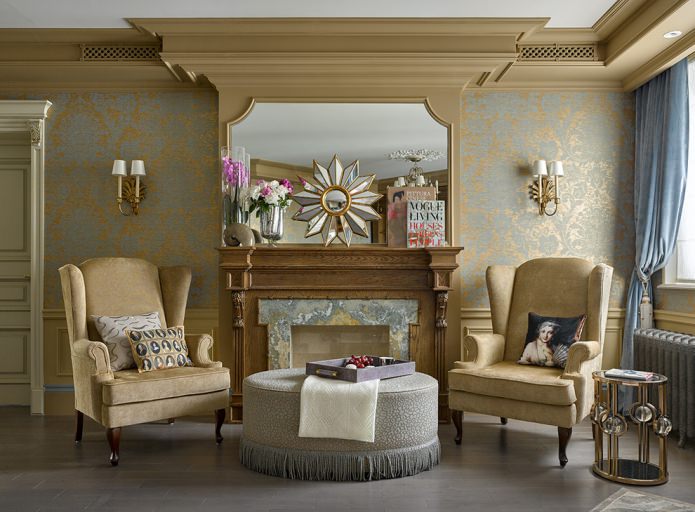 interieur in een klassieke stijl
