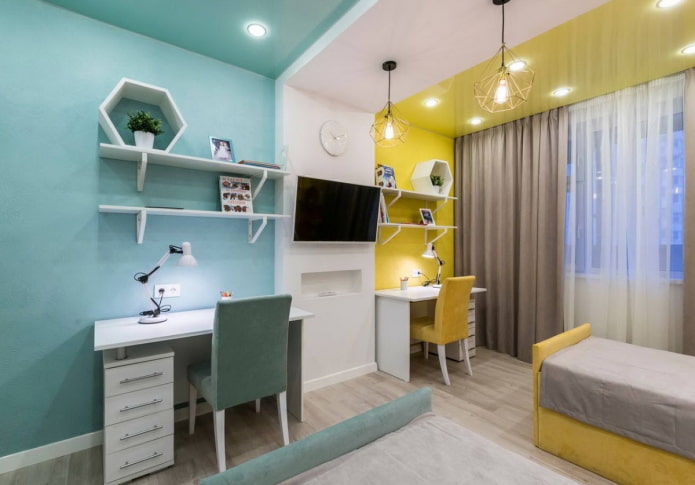 kinderkamer indelen met kleur