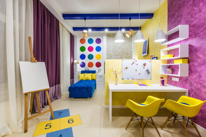 fel kinderkamer
