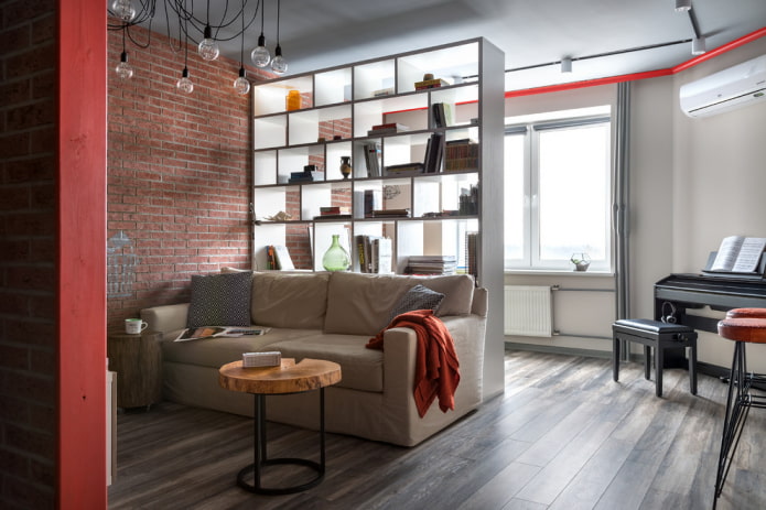 Plank in de woonkamer