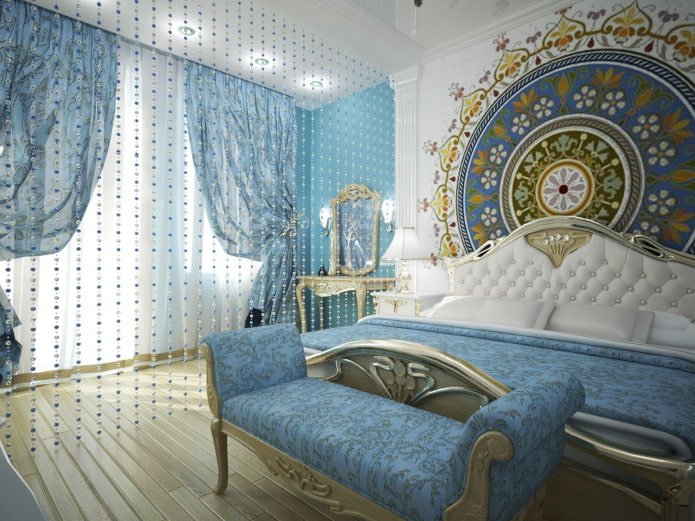 een kamer indelen met gordijnen van draad