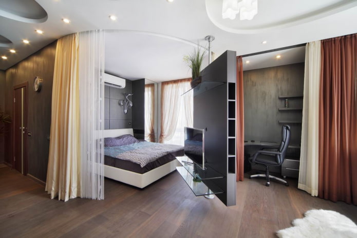 draaibaar scherm in het interieur