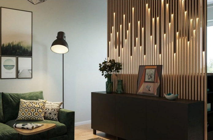 lamellen met verlichting