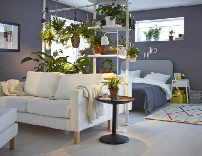 zonering met planten