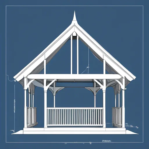 Maak een prieel met een zadeldak: doe-het-zelf ontwerp en installatie