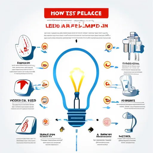 Manieren om een LED-lamp te controleren en te vervangen.