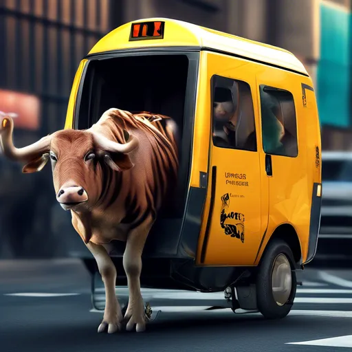 Mogen dieren vervoerd worden in een vrachttaxi?