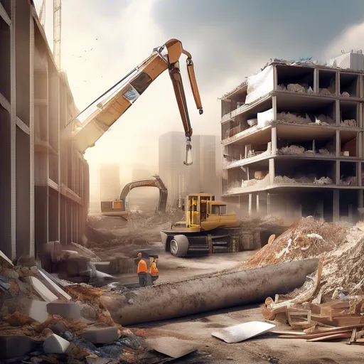 Organisatie van de afvoer van bouwafval tijdens renovatie zonder vertragingen