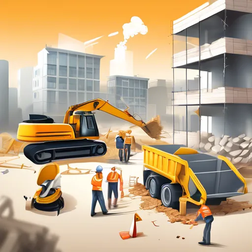 Organisatie van de afvoer van bouwafval tijdens renovatie zonder vertragingen