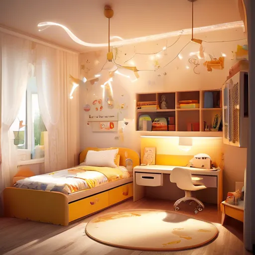 Hoe kiest u verlichting voor een kinderkamer?