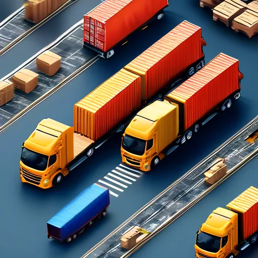 Manieren om het transport van nationale producten en goederen te organiseren